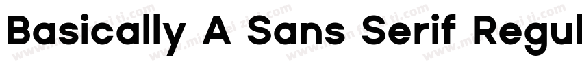 Basically A Sans Serif Regular字体转换